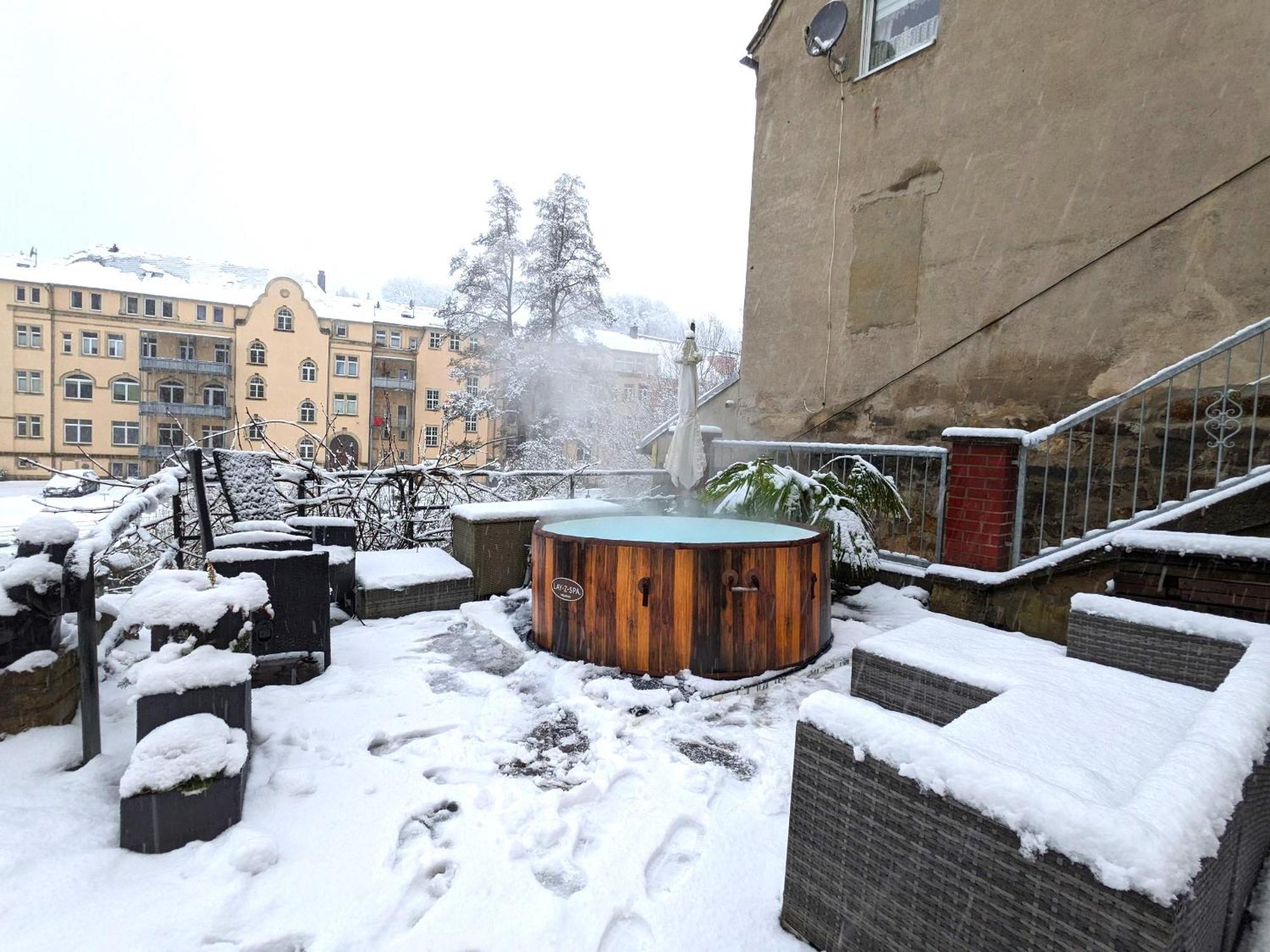 F3 Urlaubsmagie - Pool, Garten & Terrasse - 4P Sebnitz Dış mekan fotoğraf