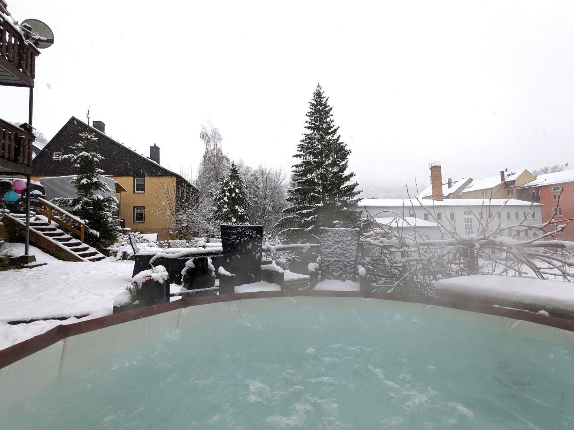 F3 Urlaubsmagie - Pool, Garten & Terrasse - 4P Sebnitz Dış mekan fotoğraf