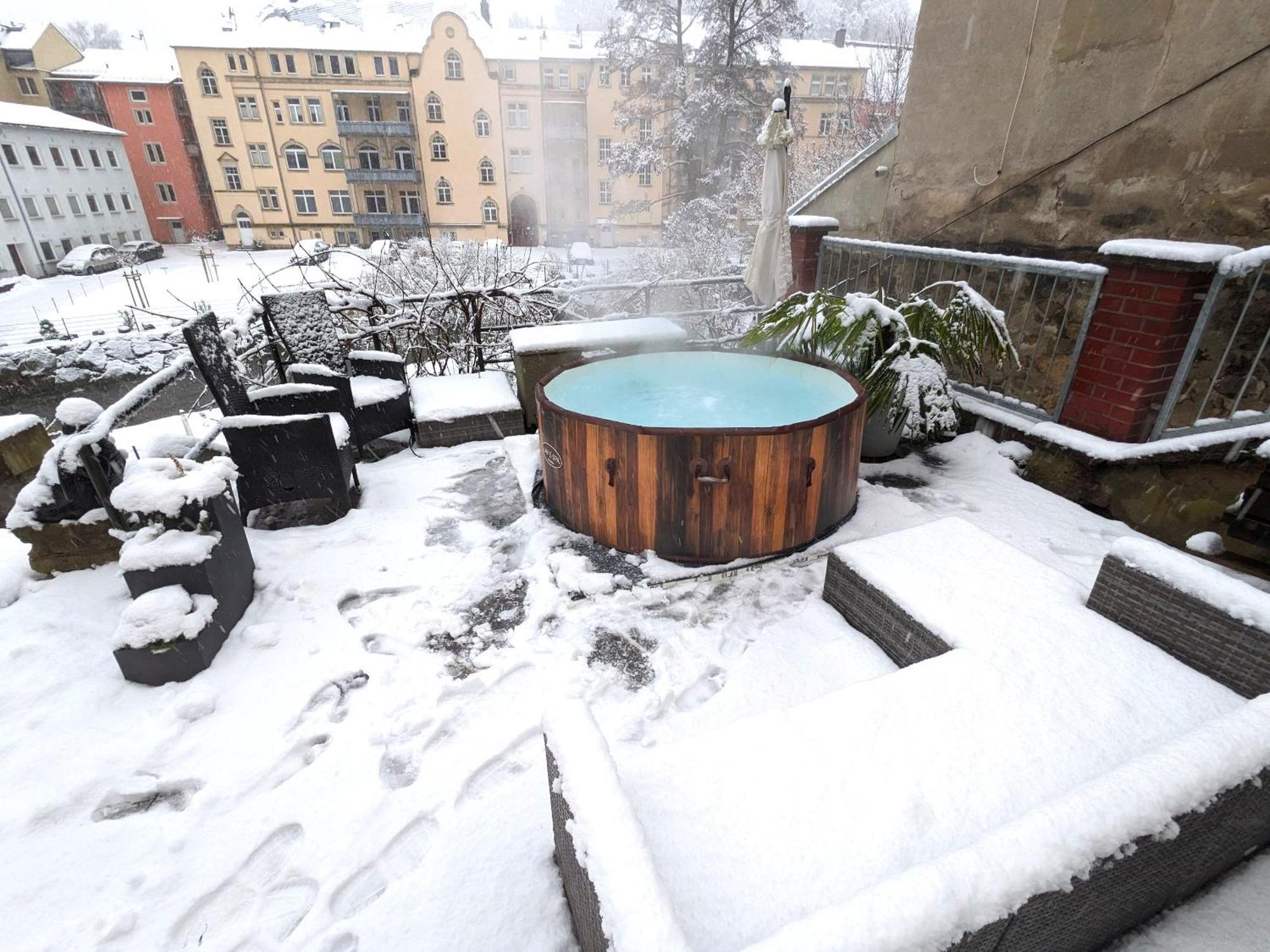 F3 Urlaubsmagie - Pool, Garten & Terrasse - 4P Sebnitz Dış mekan fotoğraf