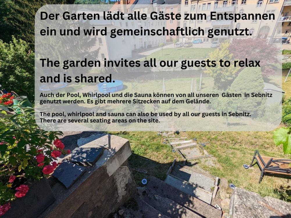 F3 Urlaubsmagie - Pool, Garten & Terrasse - 4P Sebnitz Dış mekan fotoğraf