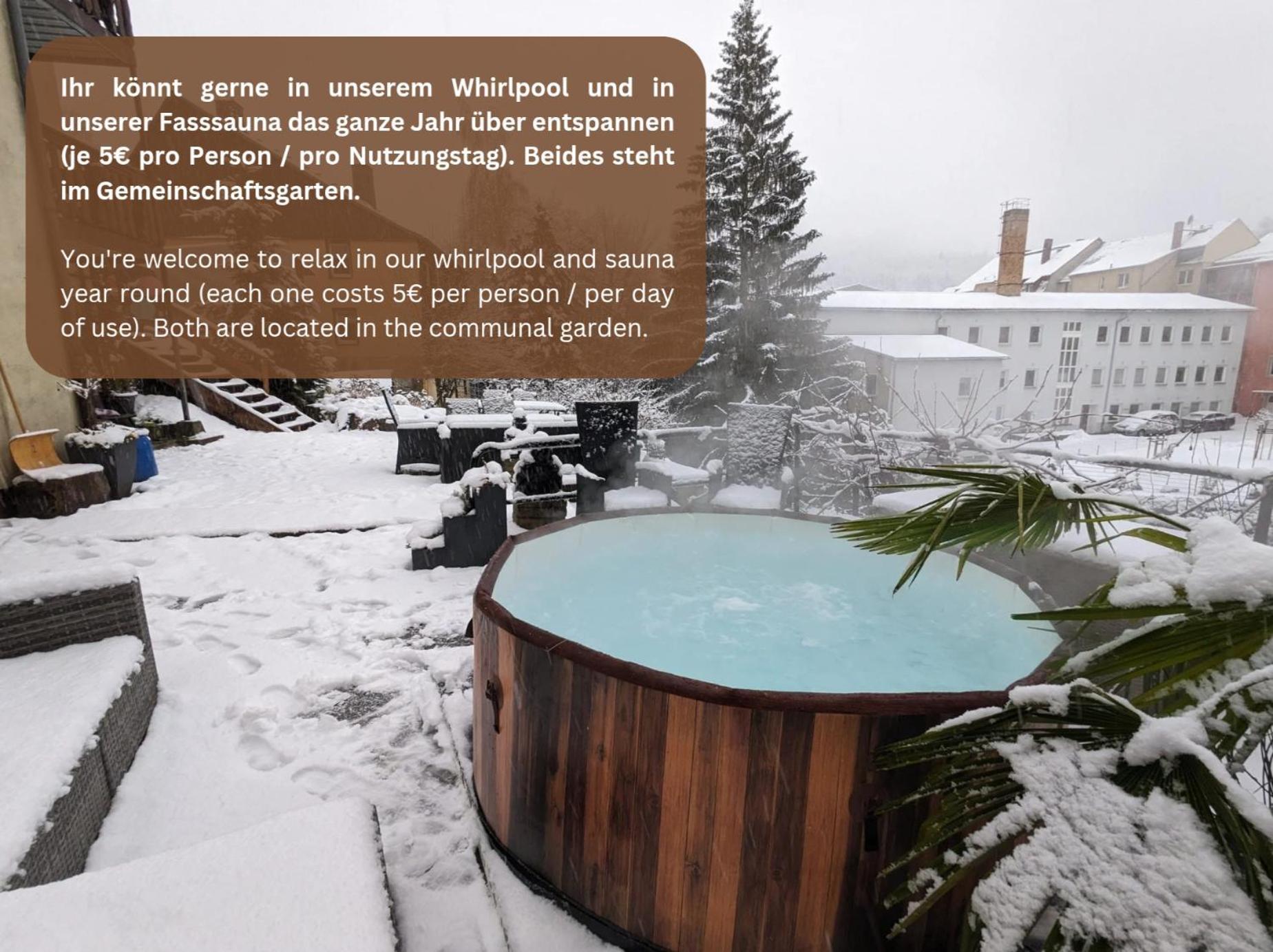 F3 Urlaubsmagie - Pool, Garten & Terrasse - 4P Sebnitz Dış mekan fotoğraf